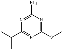 4-ISOPROPYL-6-(METHYLTHIO)-1,3,5-TRIAZIN-2-AMINE Structure