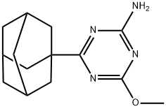 4-(1-ADAMANTYL)-6-METHOXY-1,3,5-TRAZIN-2-AMINE Structure