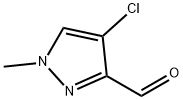 4-클로로-1-메틸-1H-피라졸-3-카발데하이드 구조식 이미지