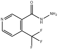 4-(TRIFLUOROMETHYL)PYRIDINE-3-CARBOXYLIC ACID HYDRAZIDE Structure