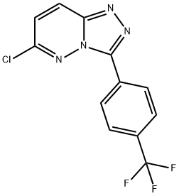 8-CHLORO-3-(4-TRIFLUOROMETHYLPHENYL)-1,2,4-TRIAZOLO[4,3-B]PYRIDAZINE Structure