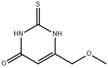 4-HYDROXY-6-METHOXYMETHYLPYRIMIDINE-2-THIOL 구조식 이미지