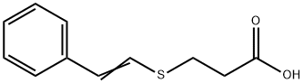 3-(STYRYLTHIO)PROPANOIC ACID Structure