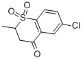 6-CHLORO-2-METHYL-1,2,3,4-TETRAHYDRO-1LAMBDA6-BENZOTHIINE-1,1,4-TRIONE 구조식 이미지