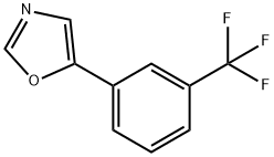 5-[3-(TRIFLUOROMETHYL)PHENYL]OXAZOLE Structure
