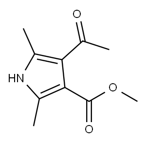 METHYL 4-ACETYL-2,5-DIMETHYL-1H-PYRROLE-3-CARBOXYLATE Structure