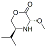 2-Morpholinone,3-methoxy-5-(1-methylethyl)-,(3S-trans)-(9CI) Structure