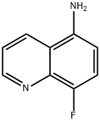 5-퀴놀린아민,8-플루오로-(9CI) 구조식 이미지