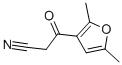 3-(2,5-DIMETHYL-3-FURYL)-3-OXOPROPANENITRILE Structure
