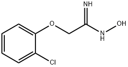 2-(2-CHLOROPHENOXY)ACETAMIDE OXIME Structure