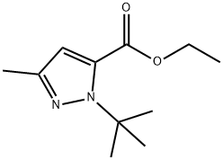 1-(TERT-BUTYL)-3-METHYL-1H-PYRAZOLE-5-CARBOXYLIC ACID ETHYL ESTER Structure