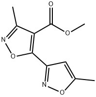 METHYL 3-METHYL-5-(5-METHYLISOXAZOL-3-YL)ISOXAZOLE-4-CARBOXYLATE Structure