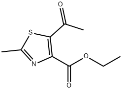 5-아세틸-2-메틸-4-티아졸카르복실산에틸에스테르 구조식 이미지