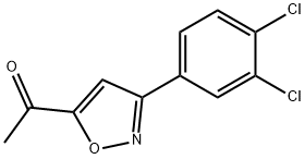 1-[3-(3,4-DICHLOROPHENYL)ISOXAZOL-5-YL]ETHAN-1-ONE Structure