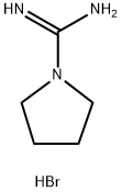 PYRROLIDINE-1-CARBOXIMIDAMIDE HYDROBROMIDE Structure