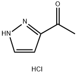 1-(1H-피라졸-5-일)에탄-1-온염산염 구조식 이미지
