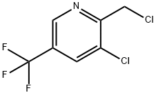3-CHLORO-2-(CHLOROMETHYL)-5-(TRIFLUOROMETHYL)PYRIDINE Structure