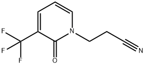 1-(2-CYANOETHYL)-3-(TRIFLUOROMETHYL)-2(1H)-PYRIDONE Structure