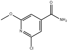 2-CHLORO-6-METHOXYISONICOTINAMIDE Structure