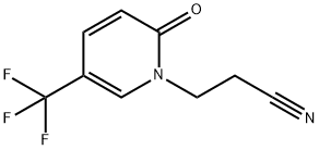 1-(2-CYANOETHYL)-5-(TRIFLUOROMETHYL)-2(1H)-PYRIDONE Structure