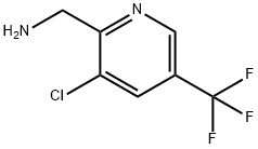 2-(AMINOMETHYL)-3-CHLORO-5-(TRIFLUOROMETHYL)-PYRIDINE HYDROCHLORIDE 구조식 이미지