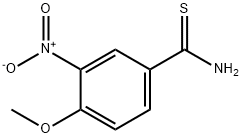 4-메톡시-3-니트로벤젠-1-카르보티오아미드 구조식 이미지