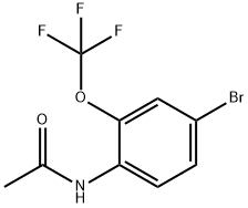 4-BROMO-2-(TRIFLUOROMETHOXY)ACETANILIDE 구조식 이미지