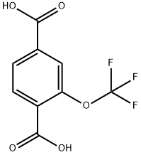 2-(Trifluoromethoxy)terephthalic acid Structure