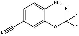 4-AMINO-3-(TRIFLUOROMETHOXY)BENZONITRILE Structure