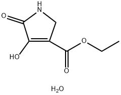 Ethyl 3-hydroxy-2-oxo-3-pyrroline-4-carboxylate monohydrate Structure