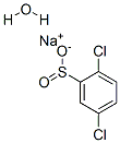 2,5-DICHLOROBENZENESULFINIC ACID SODIUM SALT MONOHYDRATE Structure