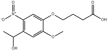 175281-76-2 4-[4-(1-Hydroxyethyl)-2-Methoxy-5-nitrophenoxy]butanoic Acid