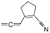 1-Cyclopentene-1-carbonitrile, 2-(1,2-propadienyl)- (9CI) Structure