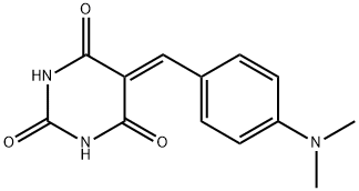 5-[[4-(dimethylamino)phenyl]methylene]barbituric acid Structure