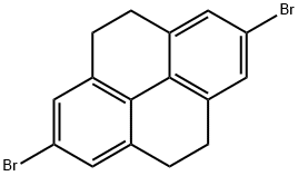 2,7-디브로모-4,5,9,10-테트라히드로피렌 구조식 이미지