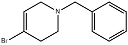 1-벤질-4-브로모-1,2,3,6-테트라히드로피리딘 구조식 이미지