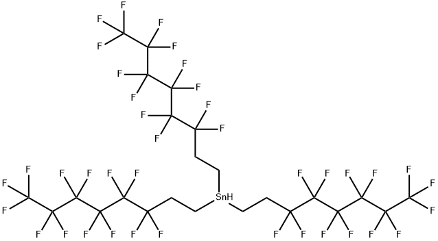 TRIS(1H,1H,2H,2H-PERFLUOROOCTYL)TIN HYDRIDE 구조식 이미지