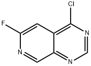 4-CHLORO-6-FLUOROPYRIDO[3,4-D]PYRIMIDINE Structure
