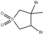 (3S,4S)-3,4-DIBROMO-3-METHYL-TETRAHYDRO-THIOPHENE 1,1-DIOXIDE 구조식 이미지