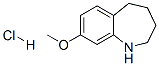 8-METHOXY-2,3,4,5-TETRAHYDRO-1H-BENZO[B]AZEPINE HYDROCHLORIDE Structure