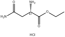 DL-ASPARAGINE ETHYL ESTER DIHYDROCHLORIDE Structure