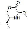 2-Morpholinone,3-methoxy-5-(1-methylethyl)-,(3R-cis)-(9CI) Structure