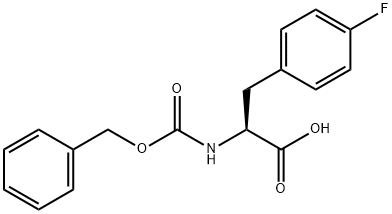 Z-P-FLUORO-PHE-OH Structure