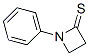 2-Azetidinethione,  1-phenyl- Structure