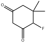 1,3-Cyclohexanedione,  4-fluoro-5,5-dimethyl- Structure