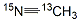 ACETONITRILE-2-13C,15N Structure