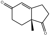 (7AR)-7A-METHYL-2,3,7,7A-TETRAHYDRO-1H-INDENE-1,5(6H)-DIONE 구조식 이미지