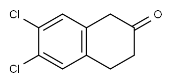 6,7-Dichloro-2-tetralone 구조식 이미지