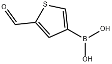 2-Formylthiophene-4-boronic acid 구조식 이미지