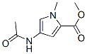 1H-Pyrrole-2-carboxylicacid,4-(acetylamino)-1-methyl-,methylester(9CI) Structure